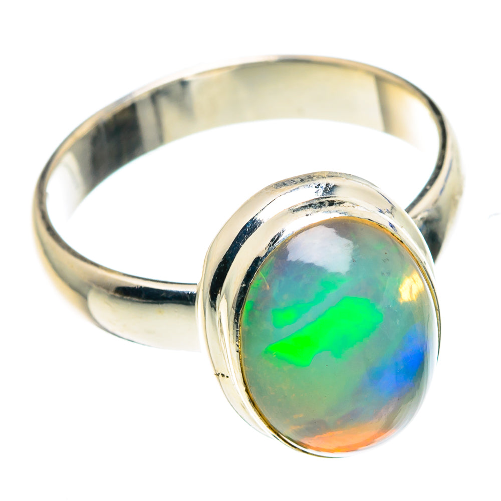 Ethiopian Opal Rings handcrafted by Anasilvercos - RING89248