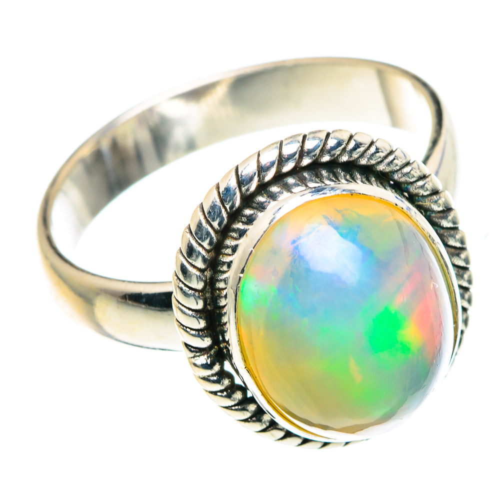 Ethiopian Opal Rings handcrafted by Anasilvercos - RING89250