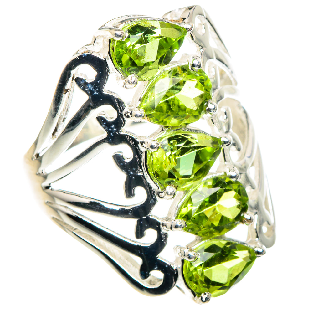 Peridot Rings handcrafted by Anasilvercos - RING89283