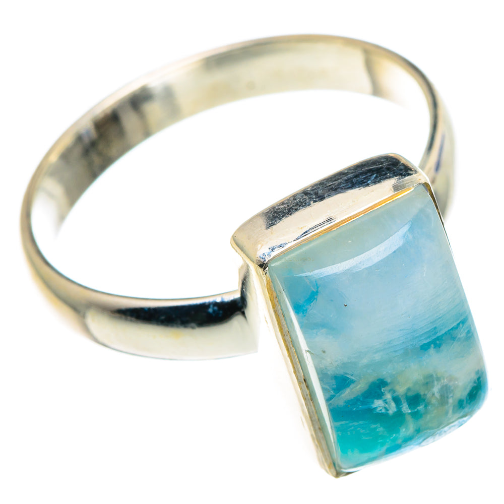 Rainbow Moonstone Rings handcrafted by Anasilvercos - RING89284