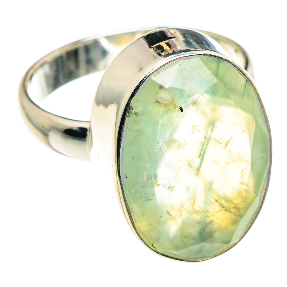 Prehnite Rings handcrafted by Anasilvercos - RING89285