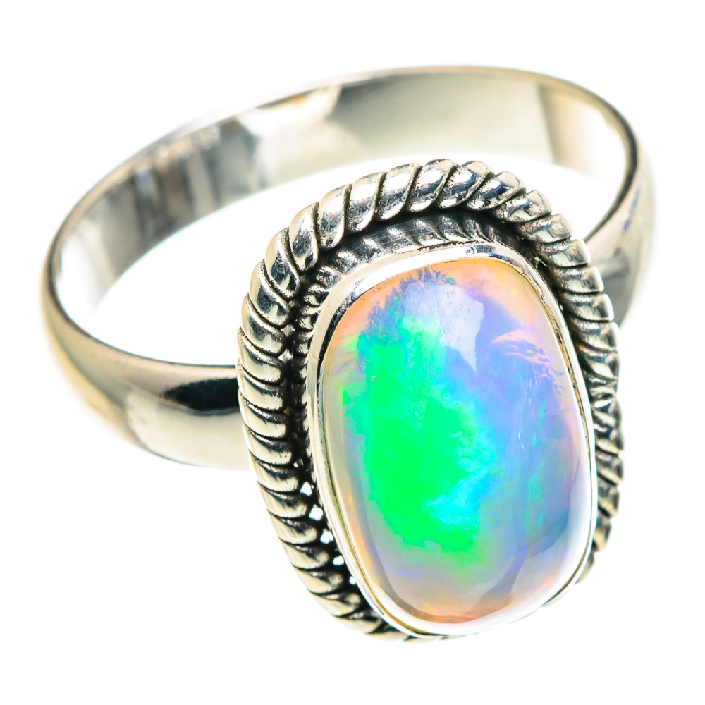 Ethiopian Opal Rings handcrafted by Anasilvercos - RING89293
