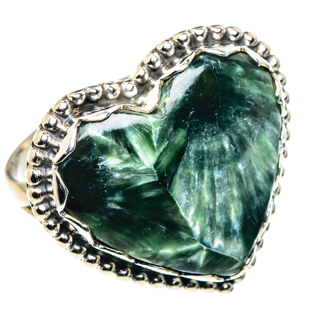 Seraphinite Rings handcrafted by Anasilvercos - RING89302