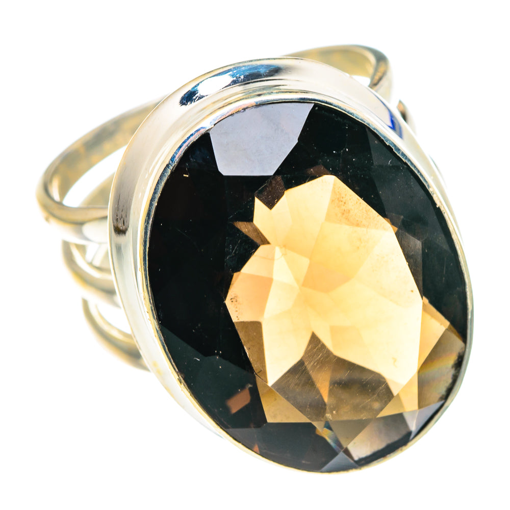 Smoky Quartz Rings handcrafted by Anasilvercos - RING89305