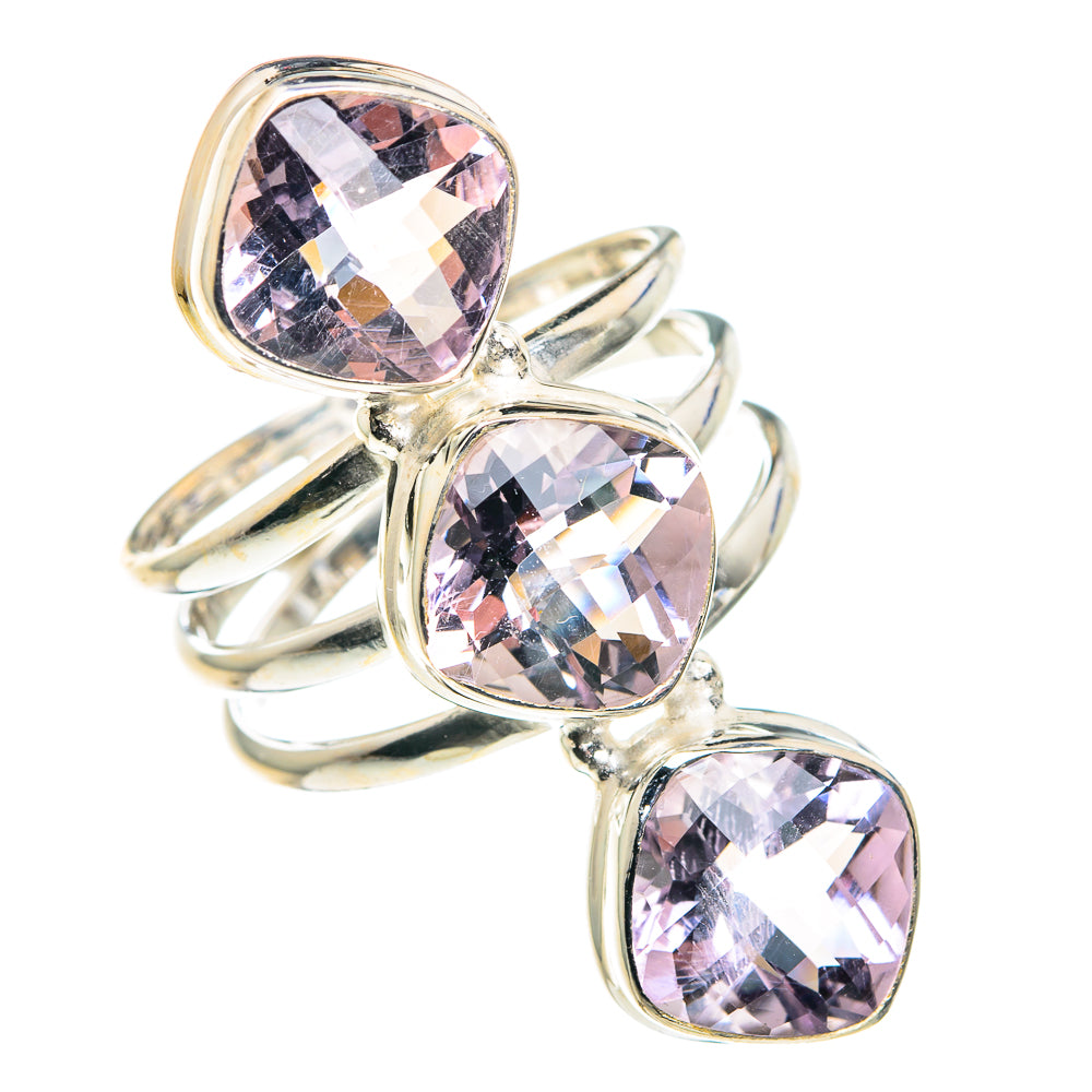 Kunzite Rings handcrafted by Anasilvercos - RING89315