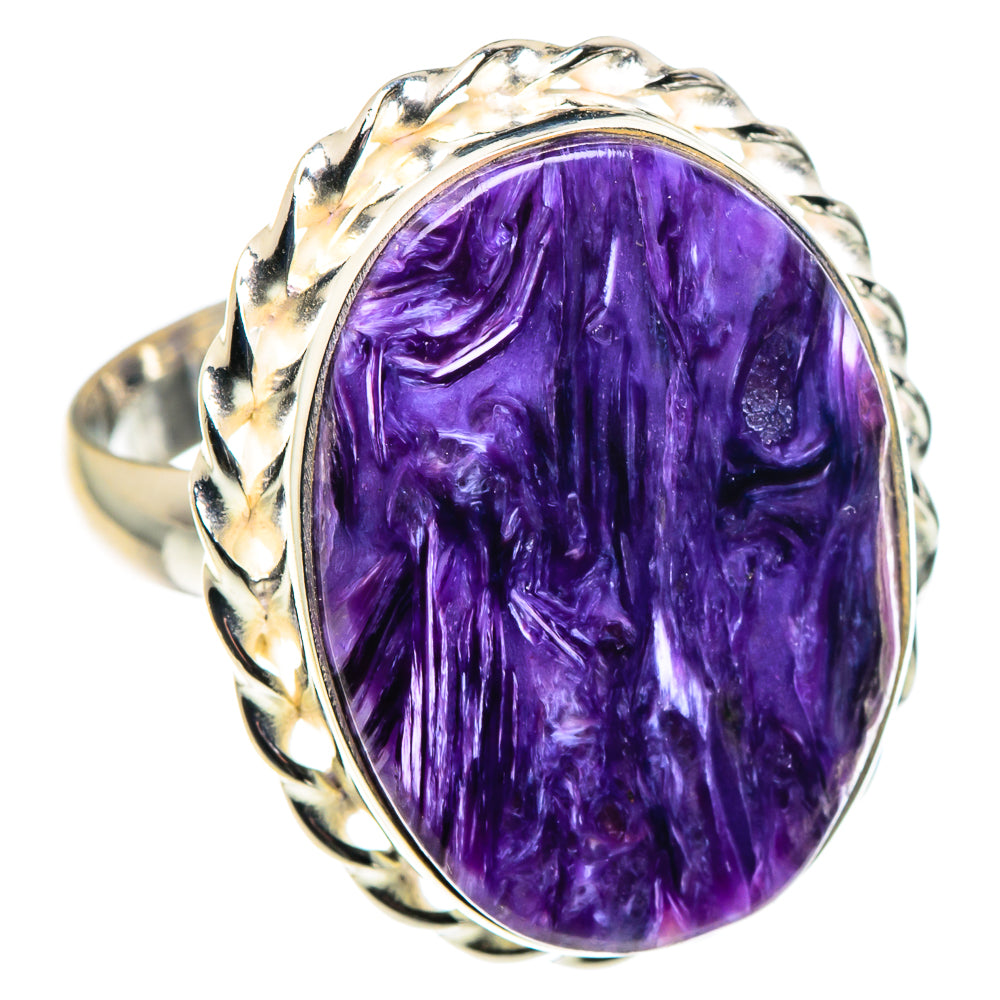 Charoite Rings handcrafted by Anasilvercos - RING89316
