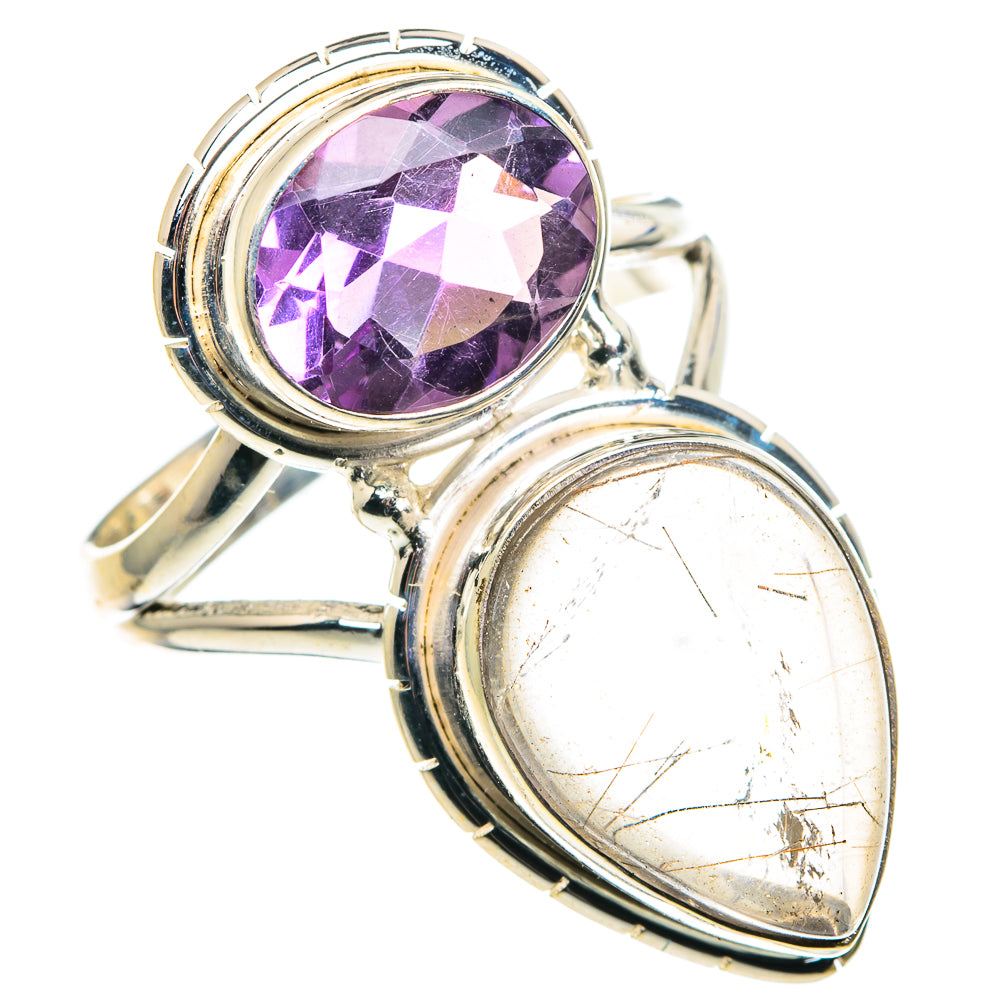 Rutilated Quartz Rings handcrafted by Anasilvercos - RING89326