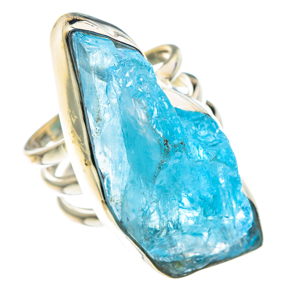 Aquamarine Rings handcrafted by Anasilvercos - RING89334