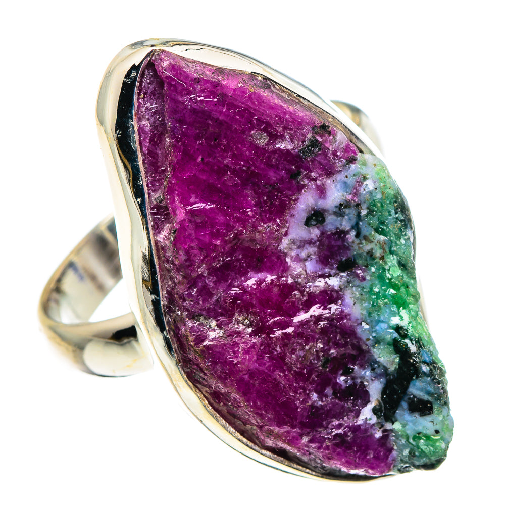 Ruby Zoisite Rings handcrafted by Anasilvercos - RING89358 - Photo 2