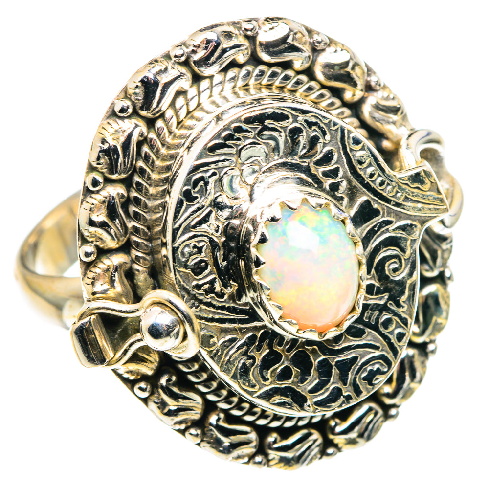 Ethiopian Opal Rings handcrafted by Anasilvercos - RING89359