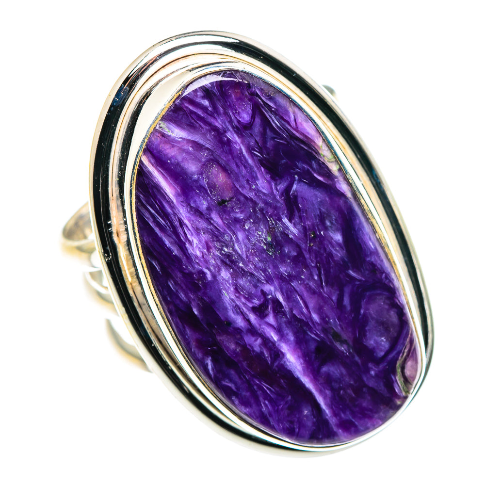 Charoite Rings handcrafted by Anasilvercos - RING89369