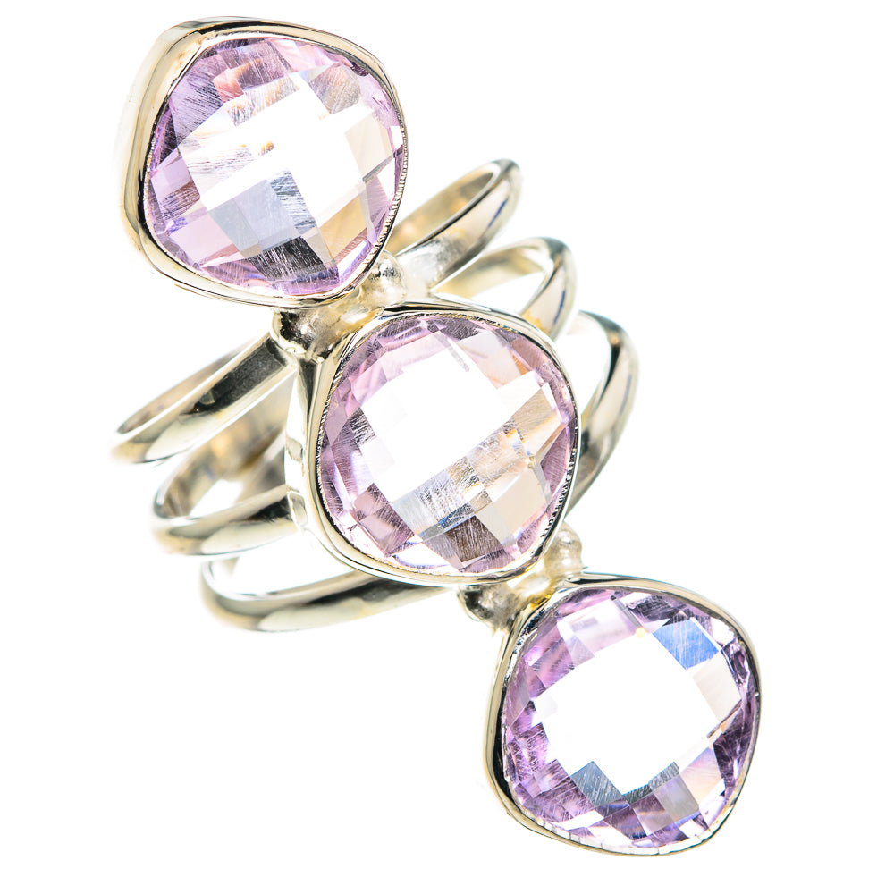 Kunzite Rings handcrafted by Anasilvercos - RING89370