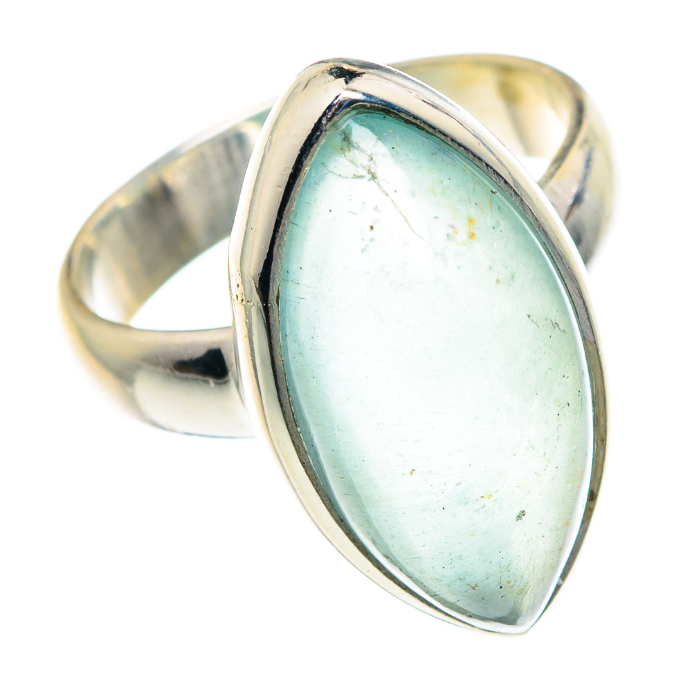 Aqua Chalcedony Rings handcrafted by Anasilvercos - RING89375