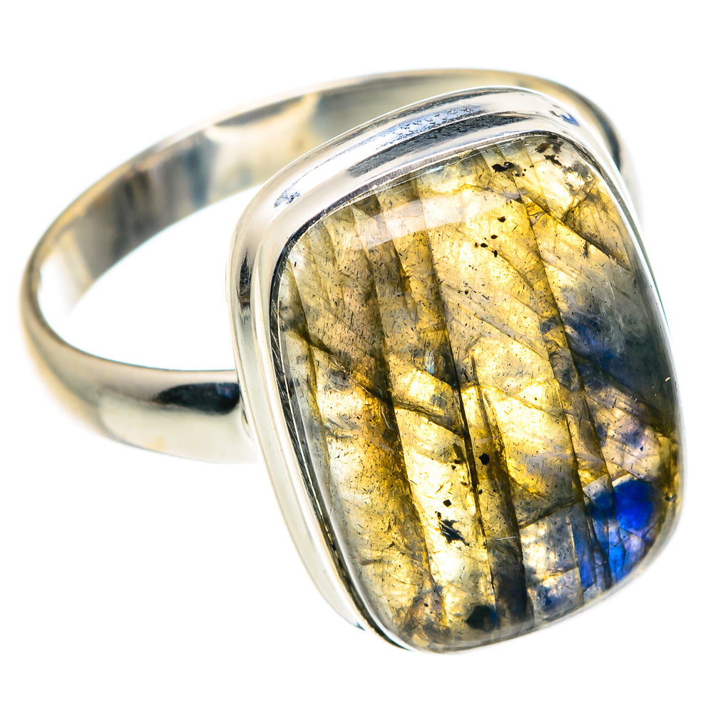 Labradorite Rings handcrafted by Anasilvercos - RING89377