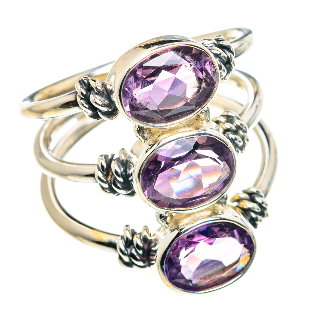 Amethyst Rings handcrafted by Anasilvercos - RING89397