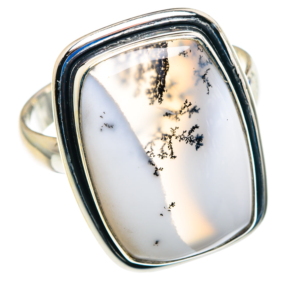 Dendritic Opal Rings handcrafted by Anasilvercos - RING89401