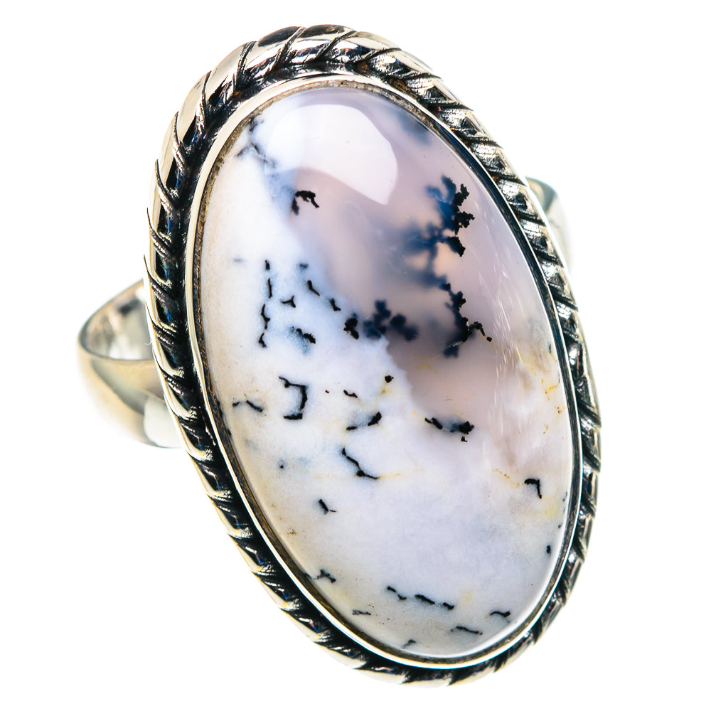 Dendritic Opal Rings handcrafted by Anasilvercos - RING89402