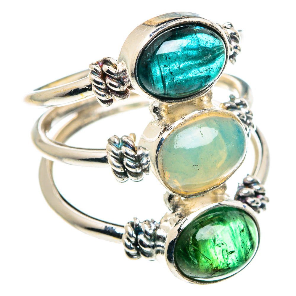 Ethiopian Opal Rings handcrafted by Anasilvercos - RING89405