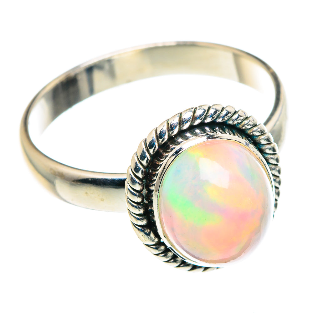 Ethiopian Opal Rings handcrafted by Anasilvercos - RING89406
