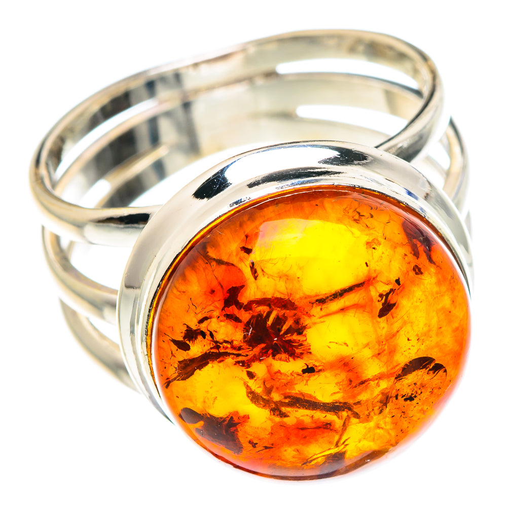 Baltic Amber Rings handcrafted by Anasilvercos - RING89424