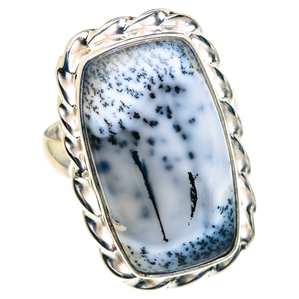 Dendritic Opal Rings handcrafted by Anasilvercos - RING89437