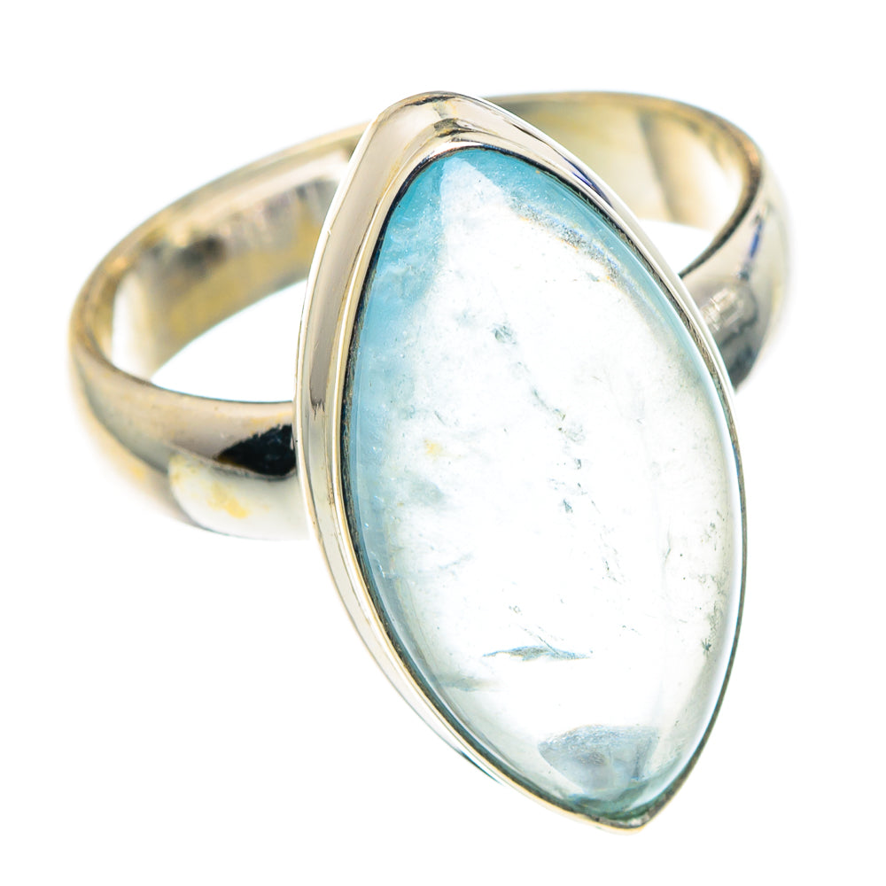Aquamarine Rings handcrafted by Anasilvercos - RING89445