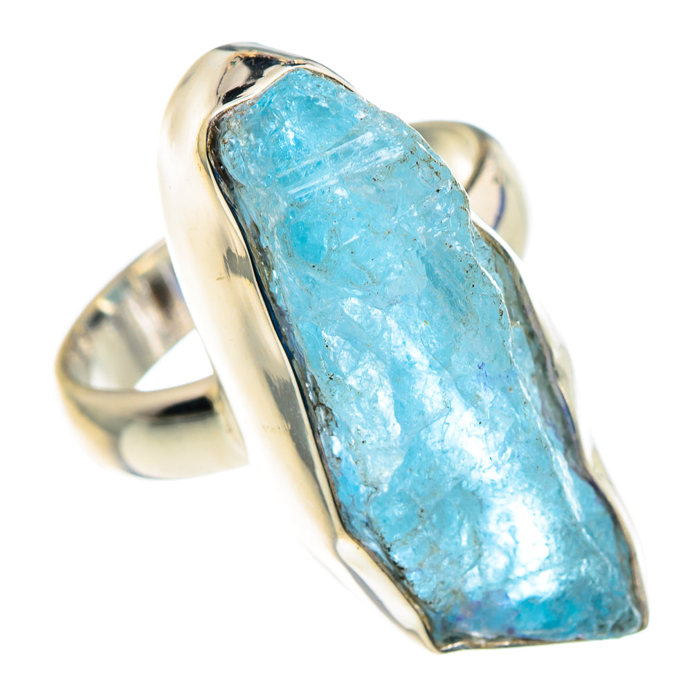 Aquamarine Rings handcrafted by Anasilvercos - RING89447
