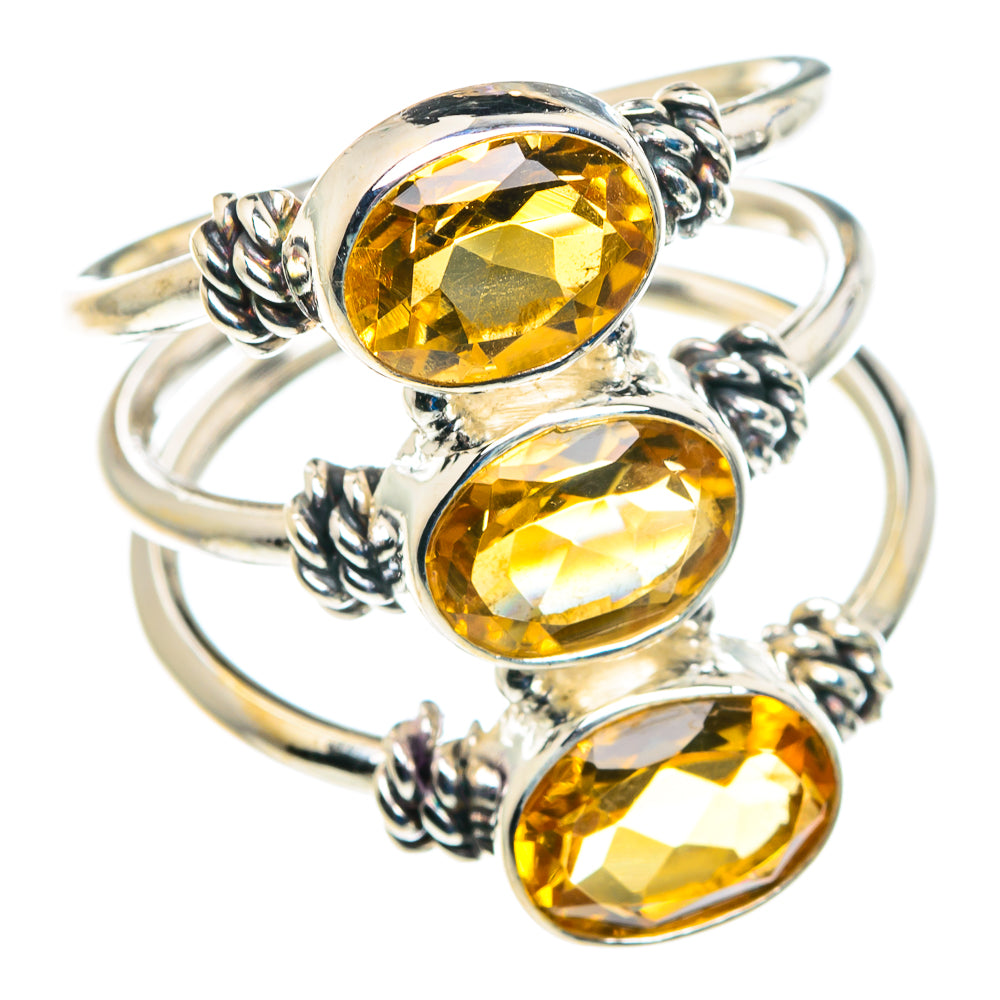 Citrine Rings handcrafted by Anasilvercos - RING89457