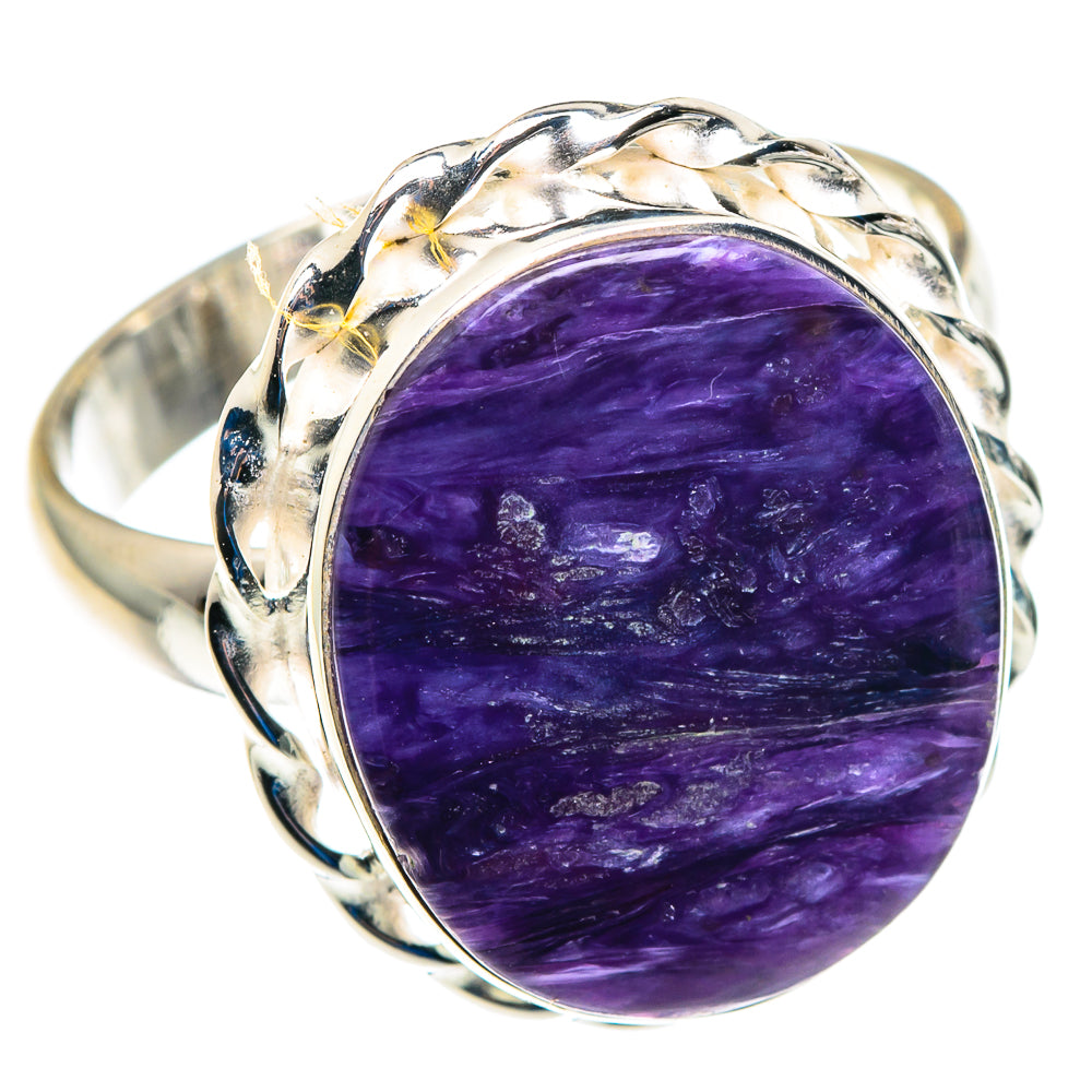 Charoite Rings handcrafted by Anasilvercos - RING89466