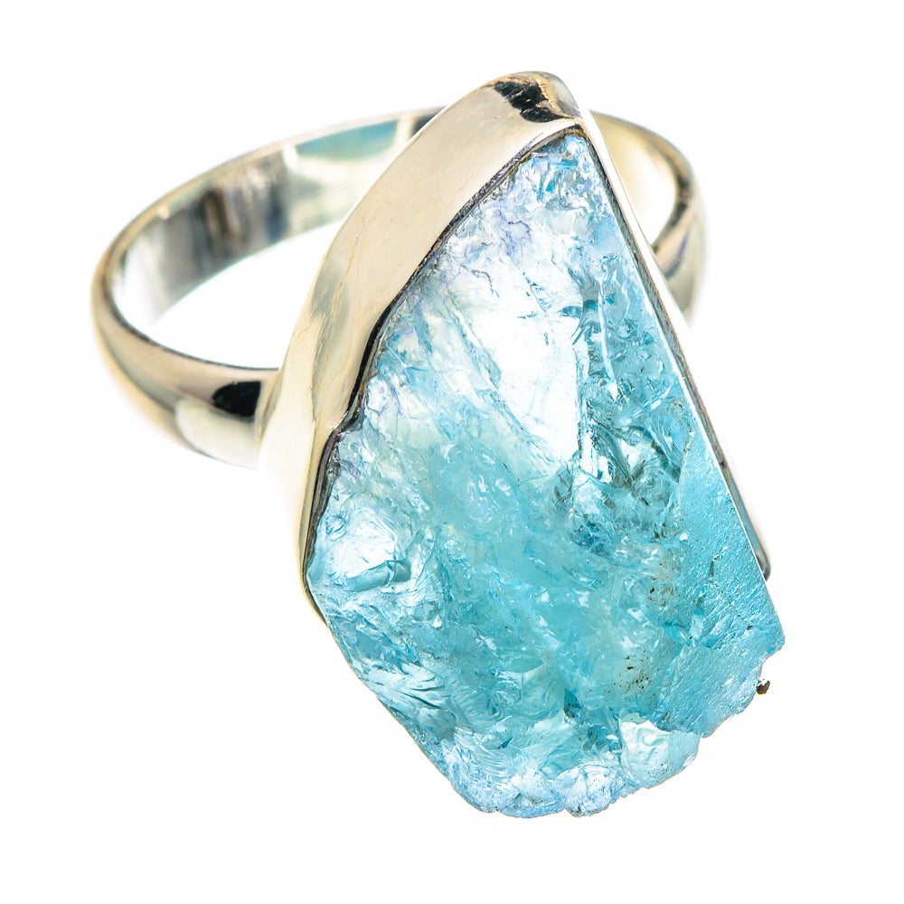 Aquamarine Rings handcrafted by Anasilvercos - RING89483