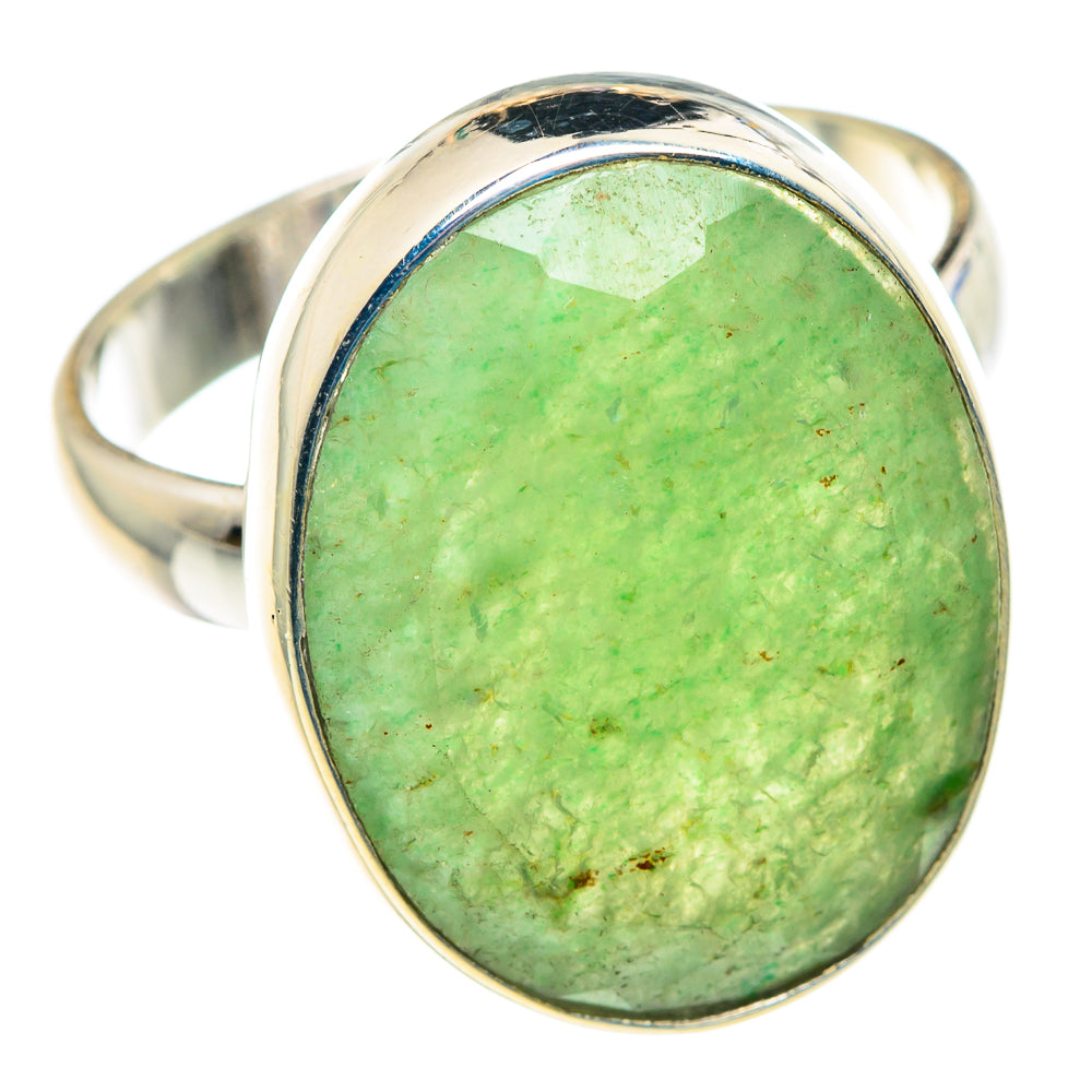 Green Aventurine Rings handcrafted by Anasilvercos - RING89487