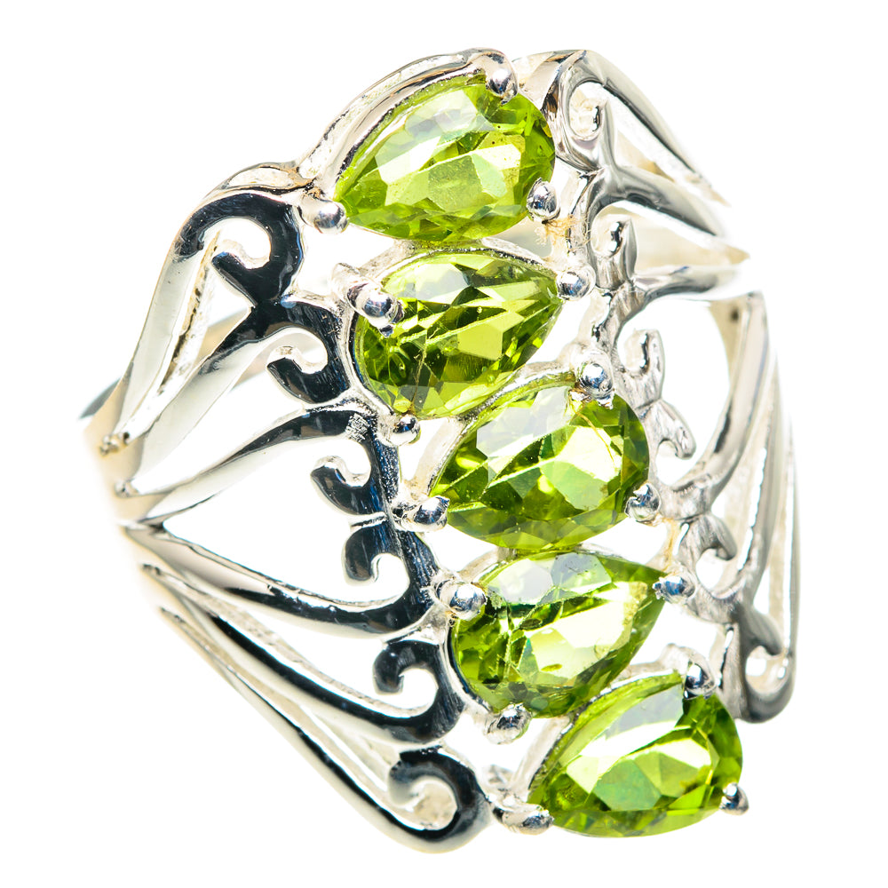 Peridot Rings handcrafted by Anasilvercos - RING89488