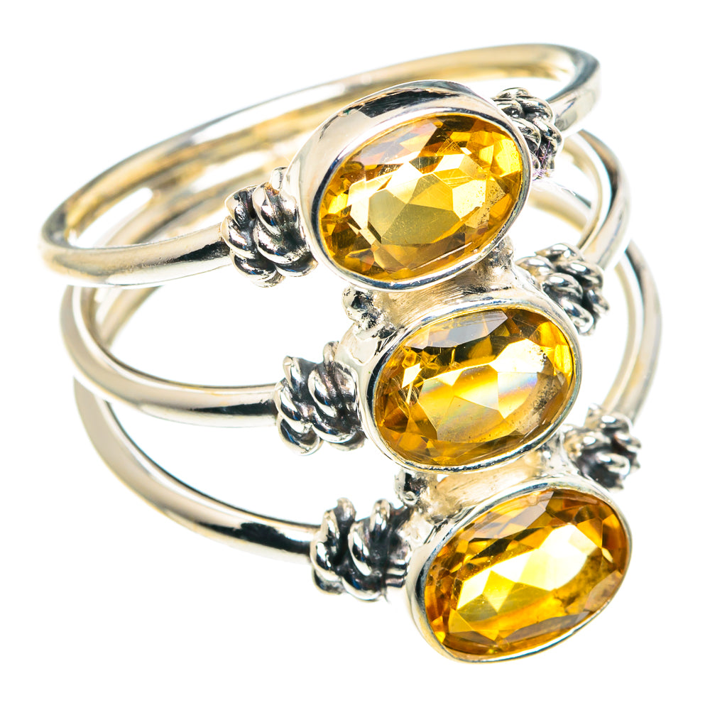 Citrine Rings handcrafted by Anasilvercos - RING89490