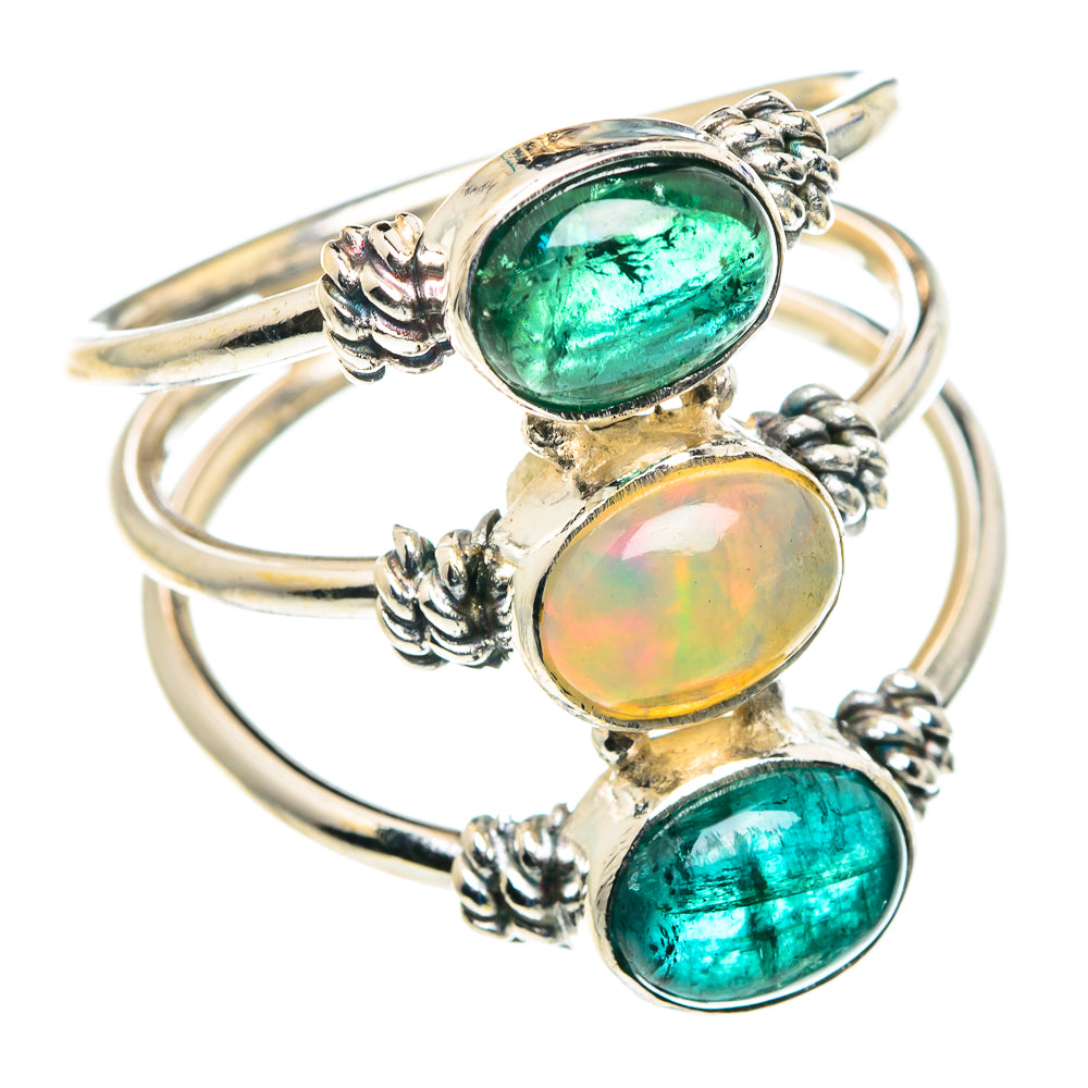 Ethiopian Opal Rings handcrafted by Anasilvercos - RING89506