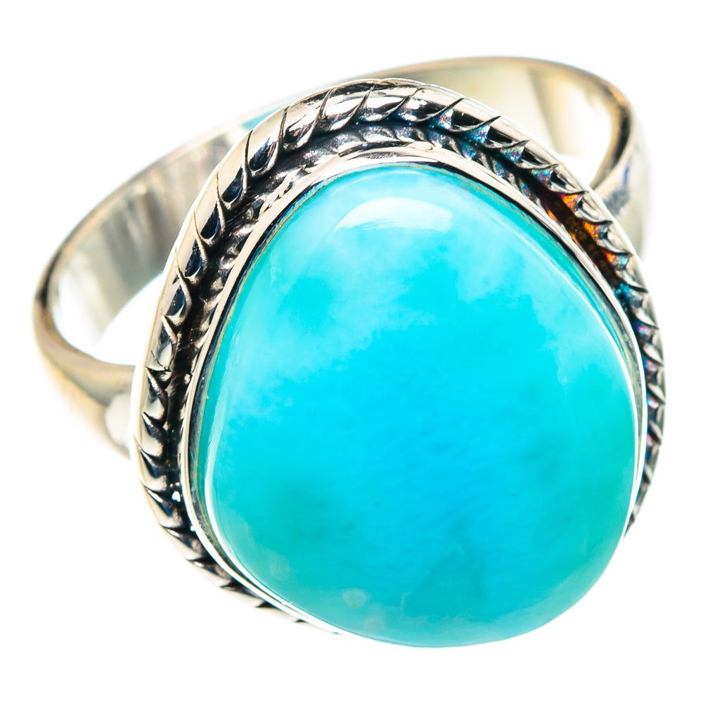 Larimar Rings handcrafted by Anasilvercos - RING89513