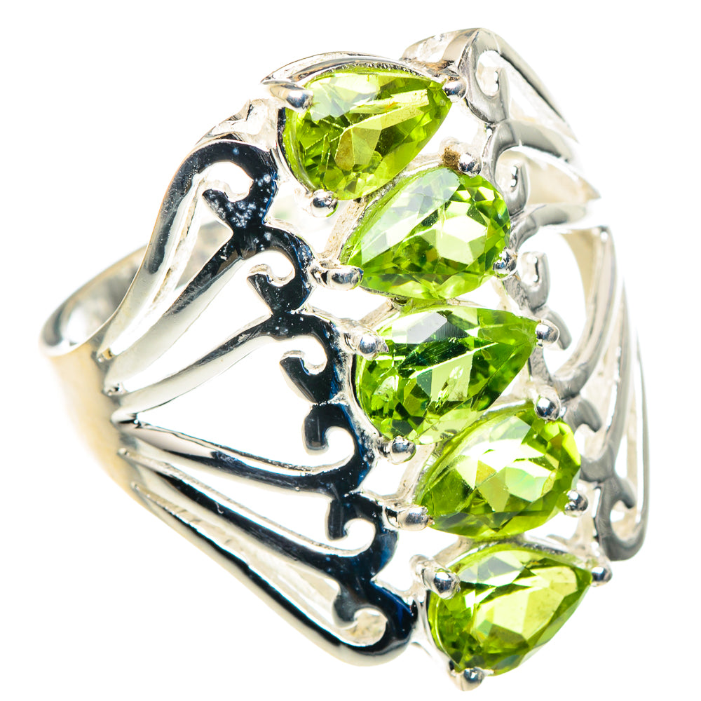 Peridot Rings handcrafted by Anasilvercos - RING89518