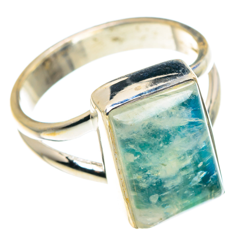 Rainbow Moonstone Rings handcrafted by Anasilvercos - RING89520