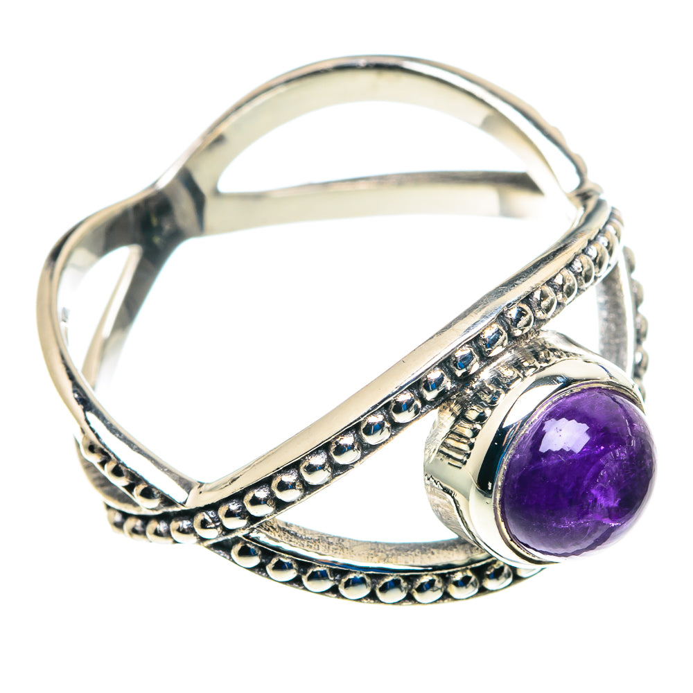 Amethyst Rings handcrafted by Anasilvercos - RING89528