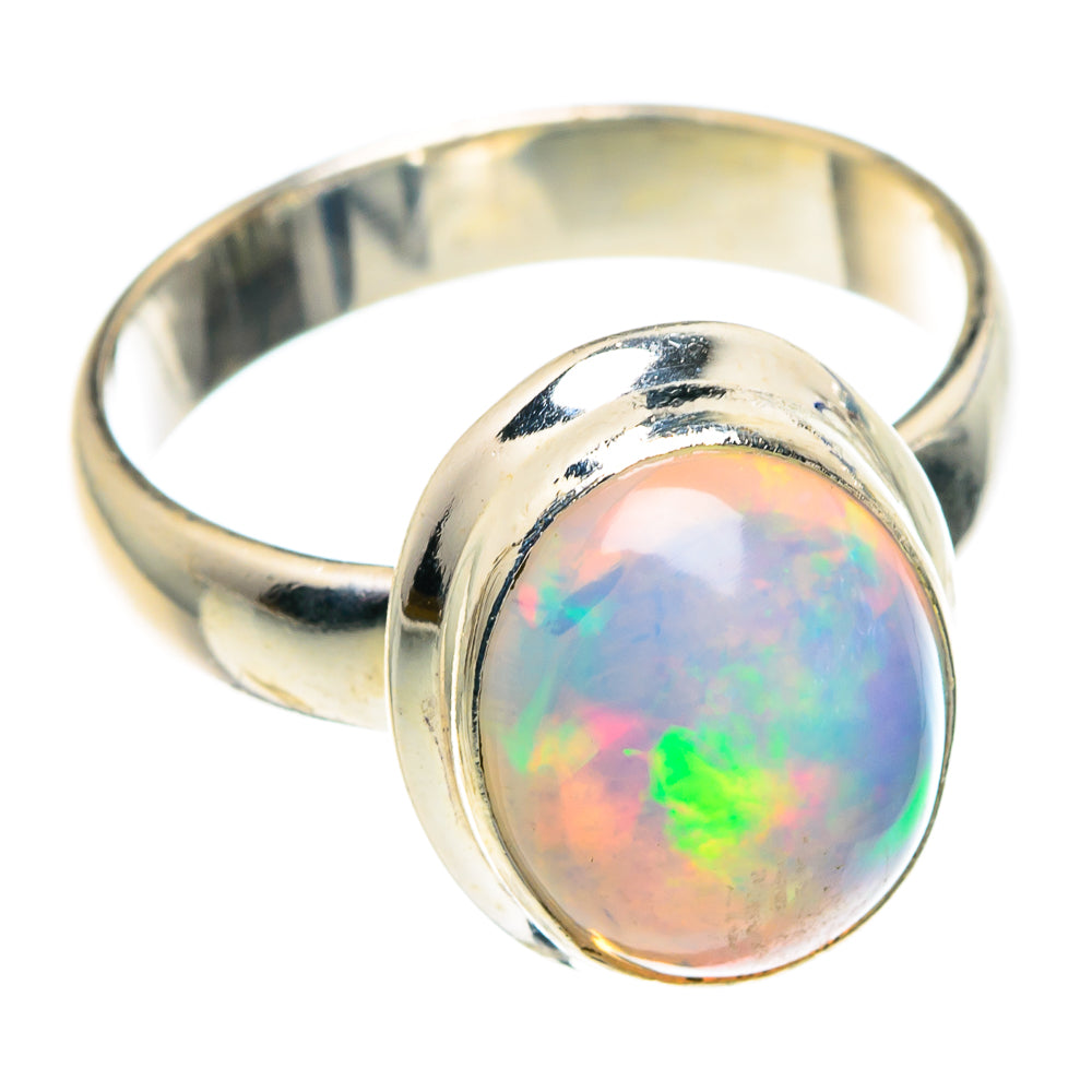 Ethiopian Opal Rings handcrafted by Anasilvercos - RING89535