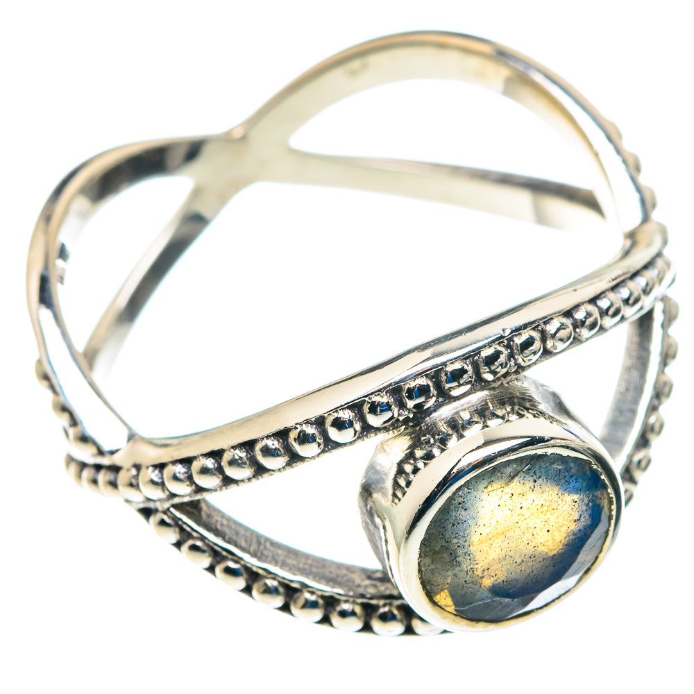 Labradorite Rings handcrafted by Anasilvercos - RING89541