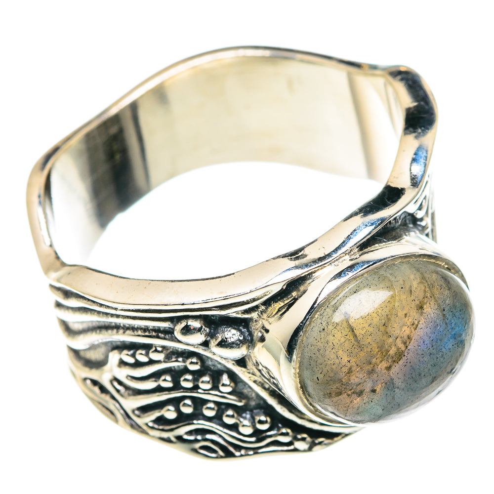 Labradorite Rings handcrafted by Anasilvercos - RING89543
