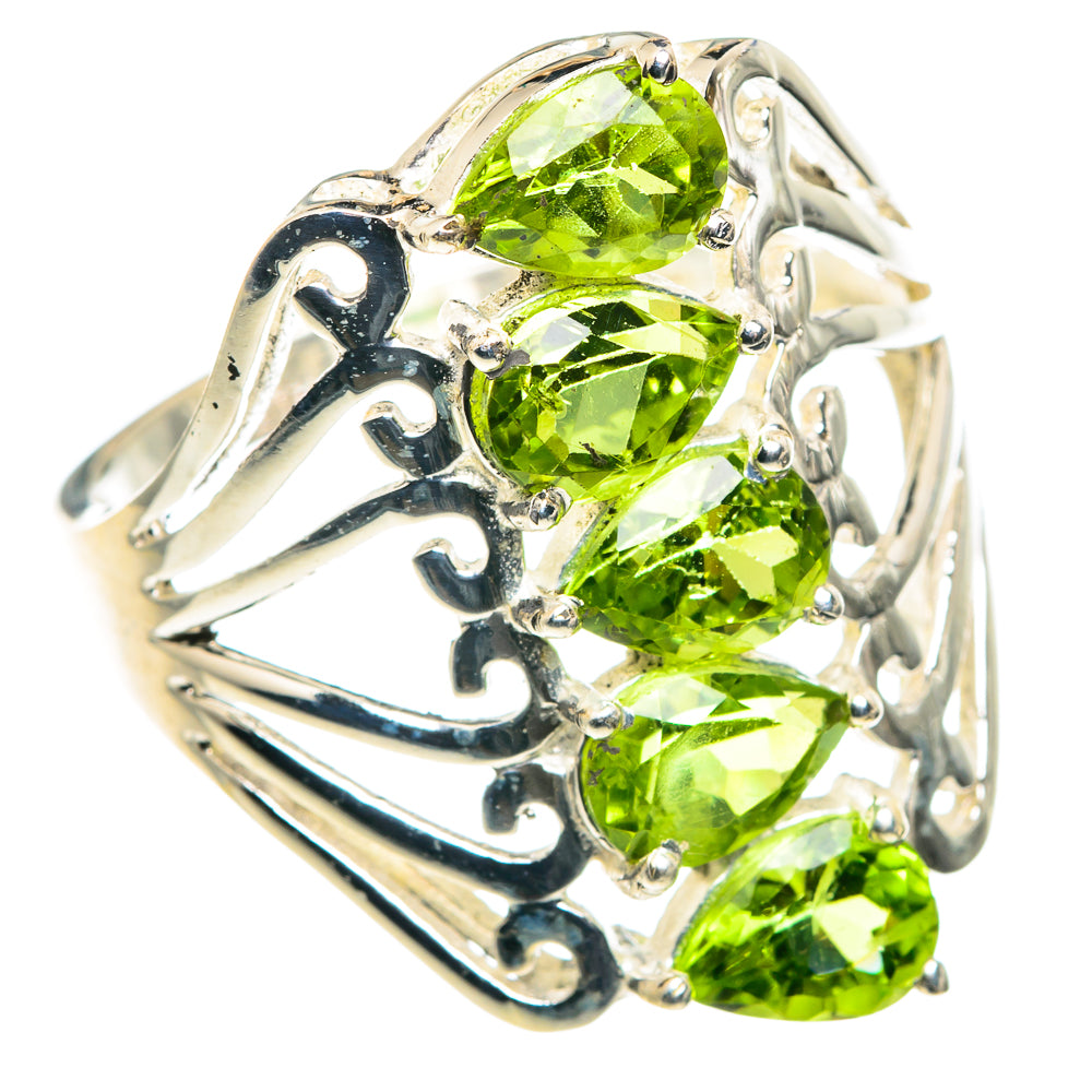 Peridot Rings handcrafted by Anasilvercos - RING89550