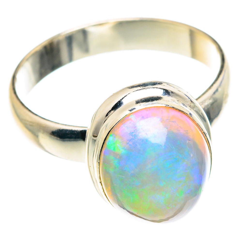 Ethiopian Opal Rings handcrafted by Anasilvercos - RING89564