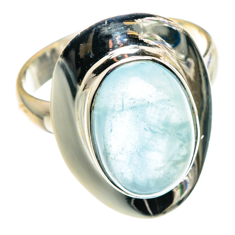 Aquamarine Rings handcrafted by Anasilvercos - RING89569