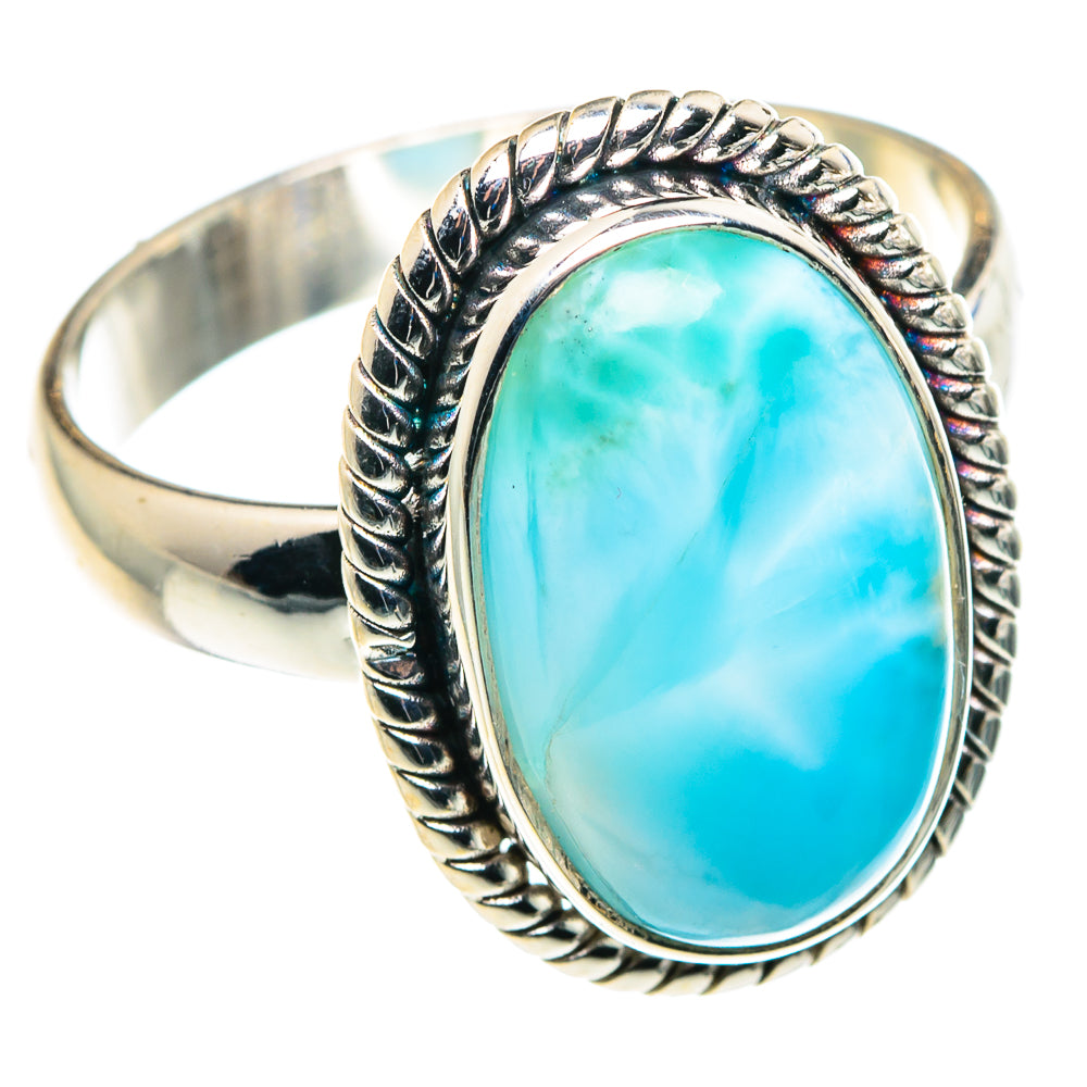 Larimar Rings handcrafted by Anasilvercos - RING89571