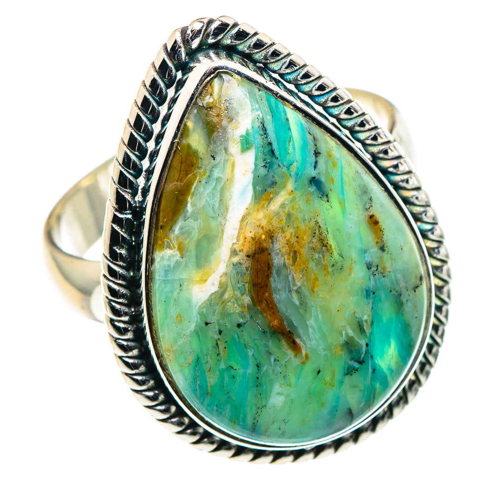 Peruvian Opal Rings handcrafted by Anasilvercos - RING89574