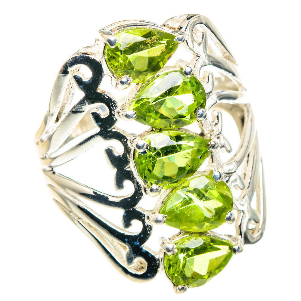 Peridot Rings handcrafted by Anasilvercos - RING89578