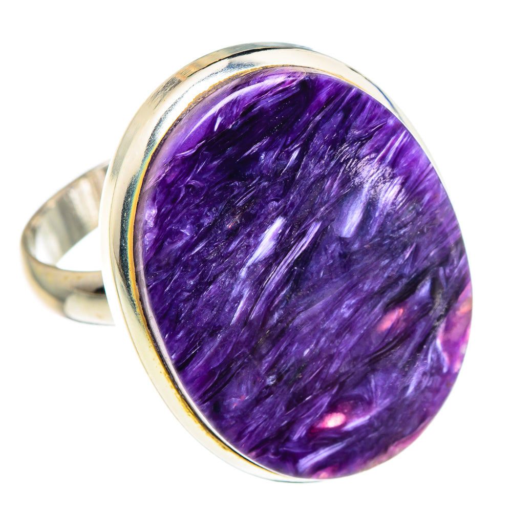Charoite Rings handcrafted by Anasilvercos - RING89594