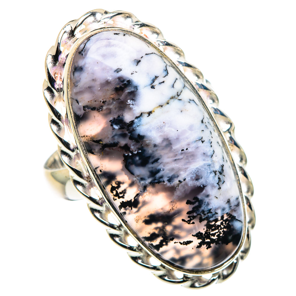 Dendritic Opal Rings handcrafted by Anasilvercos - RING89596