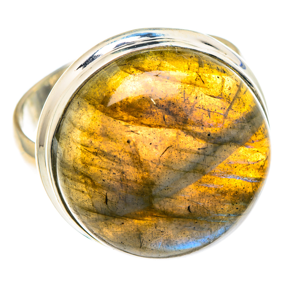 Labradorite Rings handcrafted by Anasilvercos - RING89606